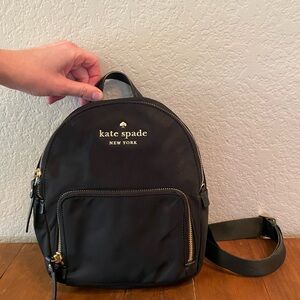 Kate Spade Black Mini Backpack